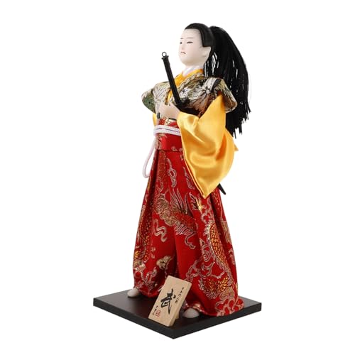 COMNESTBI Traditionelle Japanische Samurai-Puppe Dekorative Samurai-Figur Für Asiatische Wohnkultur Authentische Handwerkskunst Für Stilvolle Heimdekoration Und Sammlerstücke COMNESTBI Traditionelle Japanische Samurai-Puppe Dekorative Samurai-Figur Für Asiatische Wohnkultur Authentische Handwerkskunst Für Stilvolle Heimdekoration Und Sammlerstücke von COMNESTBI