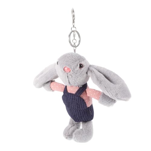 COMNESTBI Kaninchen Plüsch Niedliche Plüschtiere Hase Schlüsselanhänger Plüsch Fuzzy Schlüsselanhänger Flauschiger Schlüsselanhänger Kaninchen Für Niedlich Weich Weich Plüsch Kaninchen von COMNESTBI