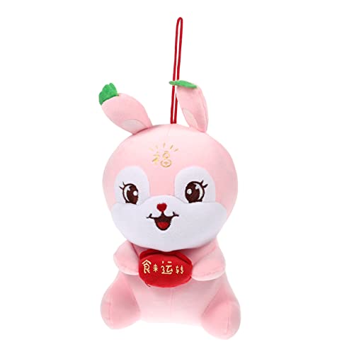 COMNESTBI Kawaii Plüsch Hase Niedliches Stofftier im Chinesischen Stil für Jahr des Dekoration für Zuhause und Geschäfte zu Neujahr und Feiertagen von COMNESTBI