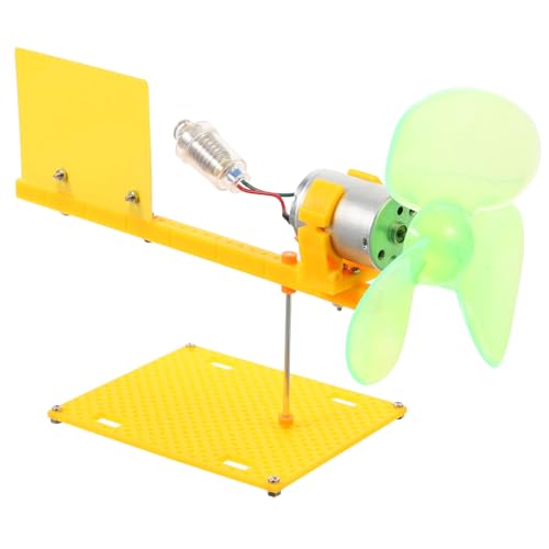 COMNESTBI Kleiner Windgenerator Für DIY Projekte Lehrspielzeug Für Wissenschaftliche Experimente Windkraftmodell Physikkenntnisse Für Bastler von COMNESTBI