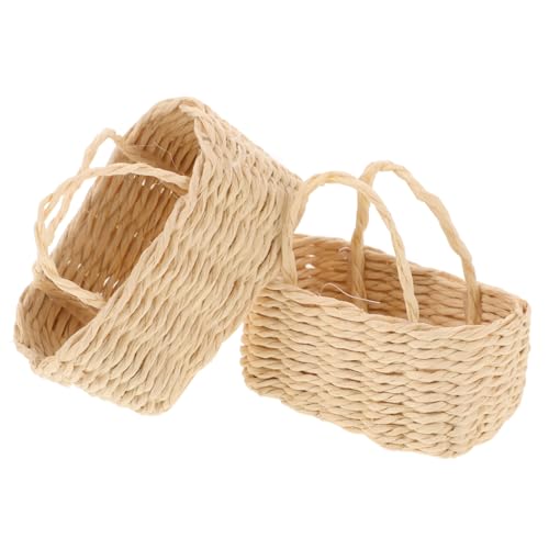 COMNESTBI Korbpuppenhaus Kleiner Picknickkorb Kleiner Süßigkeitenkorb Spielzeugkorb Weiden Miniatur Kleiner Korb Korb Puppenhaus-Blumenarrangement Mini-Puppenhauszubehör Gras Beige COMNESTBI Korbpuppenhaus Kleiner Picknickkorb Kleiner Süßigkeitenkorb Spielzeugkorb Weiden Miniatur Kleiner Korb Korb Puppenhaus-Blumenarrangement Mini-Puppenhauszubehör Gras Beige von COMNESTBI