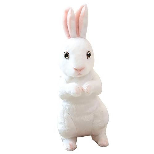COMNESTBI Kuscheliger Plüschhase Dekoratives Realistisches Kaninchen für Jungen und Wohnaccessoire für Kinderzimmer und Wohnzimmer COMNESTBI Kuscheliger Plüschhase Dekoratives Realistisches Kaninchen für Jungen und Wohnaccessoire für Kinderzimmer und Wohnzimmer von COMNESTBI