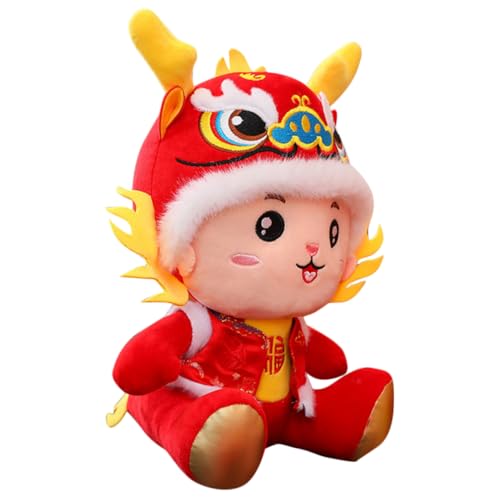 COMNESTBI Kuscheltier Drache Plüsch Drache Als Festliche Dekoration Für Jahr des Drachen Niedlicher Stoffdrache Und Für Freunde Und Familie COMNESTBI Kuscheltier Drache Plüsch Drache Als Festliche Dekoration Für Jahr des Drachen Niedlicher Stoffdrache Und Für Freunde Und Familie von COMNESTBI
