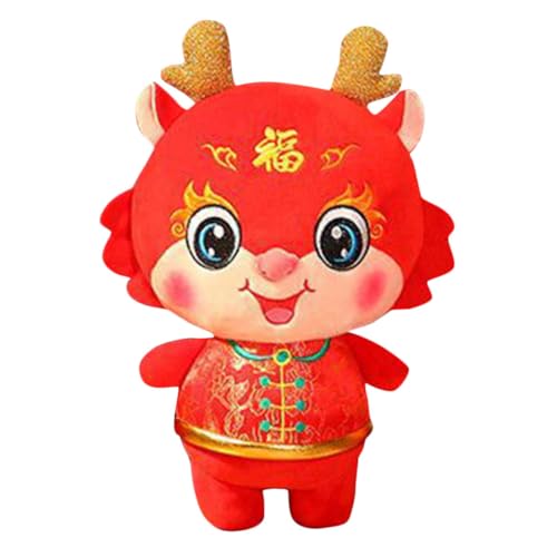 COMNESTBI Kuscheltier Plüschspielzeug für Chinesischer Neujahrsdeko Niedliches Maskottchen für Zuhause Fotorequisiten und COMNESTBI Kuscheltier Plüschspielzeug für Chinesischer Neujahrsdeko Niedliches Maskottchen für Zuhause Fotorequisiten und von COMNESTBI
