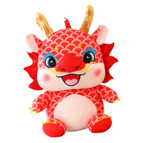COMNESTBI Kuscheltiere Dragon Plüschtier Realistisches Maskottchen für Chinesisches Neujahr Glücksbringer und Dekoration für Fotos und Festliche Anlässe COMNESTBI Kuscheltiere Dragon Plüschtier Realistisches Maskottchen für Chinesisches Neujahr Glücksbringer und Dekoration für Fotos und Festliche Anlässe von COMNESTBI
