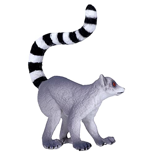 COMNESTBI Lemur -modellspielzeug Fuchs-Dekoration Lemuroid- Aus Kunststoff Lemuroid-Dekoration Für Mini-spielzeugfiguren Lemuroide Figur Tierspielzeug Plastik von COMNESTBI