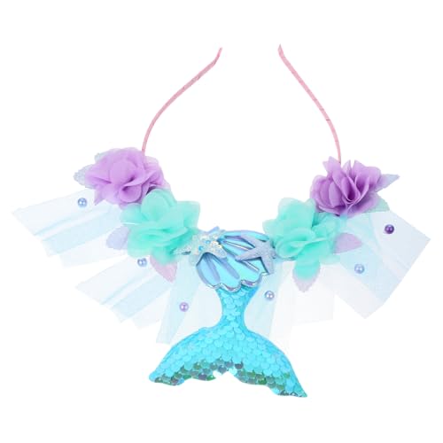 COMNESTBI Meerjungfrau Haarband Pailletten Haardekoration für Partys und Langlebig und Bequem Hochzeiten und Veranstaltungen Elegantes Accessoire von COMNESTBI