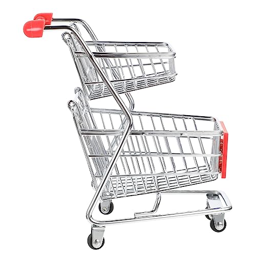 COMNESTBI Mini Einkaufswagen Dekoration für Roter Supermarkt Handwagen für Desktop für Rollenspiele und Aufbewahrung von Kleinigkeiten COMNESTBI Mini Einkaufswagen Dekoration für Roter Supermarkt Handwagen für Desktop für Rollenspiele und Aufbewahrung von Kleinigkeiten von COMNESTBI