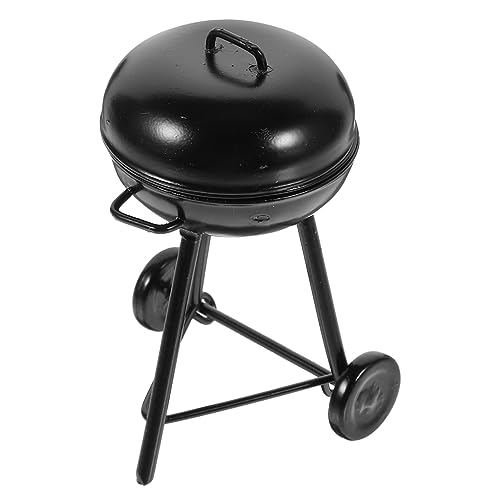COMNESTBI Mini Grill Dekoration Puppen tun so, als würden sie Mini-Puppenhaus- Mini-Kochgeschirr-Modell puppenhauszubehör Mini-Küchengeschirr Küchengeräte Mini Möbel Eisen von COMNESTBI