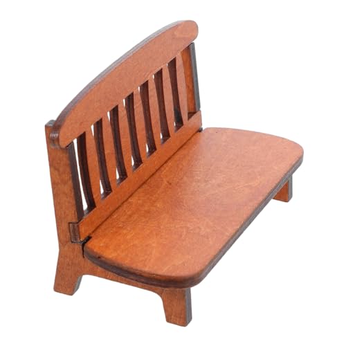 COMNESTBI Mini Holz Settee Modell Kreatives Foto für Vintage Raumgestaltung Charmantes Holz Sofa Ornament für Puppenhaus Dekoration und Fotografie COMNESTBI Mini Holz Settee Modell Kreatives Foto für Vintage Raumgestaltung Charmantes Holz Sofa Ornament für Puppenhaus Dekoration und Fotografie von COMNESTBI