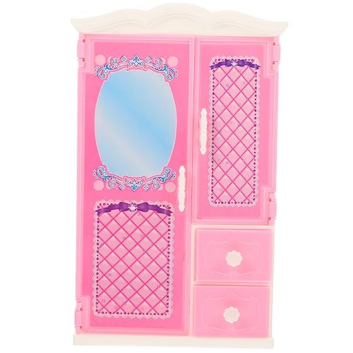 COMNESTBI Mini Kleiderschrank kinderzimmermöbel deko Zimmer Dollhouse Accessories Spielzeuggarderobe Puppe klein Dekoration Mini-Möbelverzierung Mini Möbel Plastik Rosa COMNESTBI Mini Kleiderschrank kinderzimmermöbel deko Zimmer Dollhouse Accessories Spielzeuggarderobe Puppe klein Dekoration Mini-Möbelverzierung Mini Möbel Plastik Rosa von COMNESTBI
