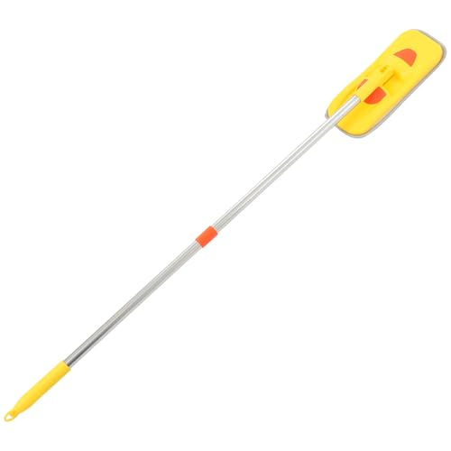COMNESTBI Mini-Mopp Kind sankastenspielsachen Dollhouse playmobile Bodenreinigung mit Mopps Wischbürste Rollenspielzubehör Reinigungsbürste Mopp-Modell Handwischer Plastik Yellow von COMNESTBI