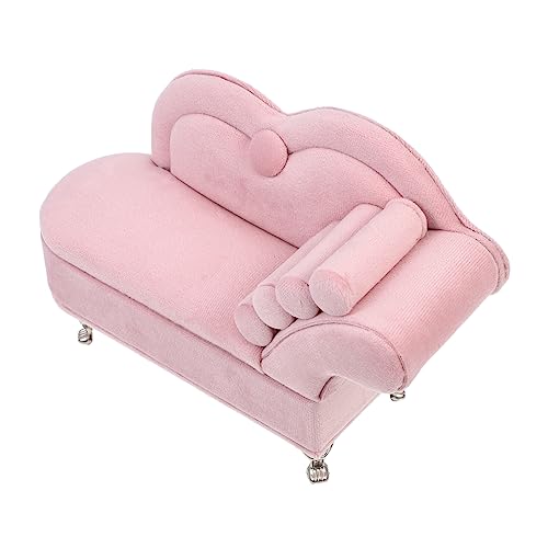 COMNESTBI Mini-Sofa Puppenstubenmöbel Puppenhausmöbel Puppencouch Miniatur-Couch Miniaturen Miniatur-Hausmöbel Miniatursofa für Puppenhaus Miniatur-Sofa-Dekore Flanell Rosa COMNESTBI Mini-Sofa Puppenstubenmöbel Puppenhausmöbel Puppencouch Miniatur-Couch Miniaturen Miniatur-Hausmöbel Miniatursofa für Puppenhaus Miniatur-Sofa-Dekore Flanell Rosa von COMNESTBI