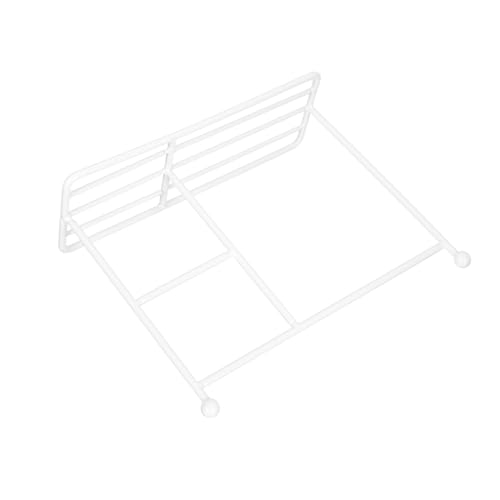 COMNESTBI Mini-aufhänger Kleiderständer Miniaturmöbel Mini Möbel Imitierter Wäscheständer Mini-hausversorgung Miniaturkleiderbügel Mini-puppenhausregal Mini-tuchständer Eisen Weiß von COMNESTBI