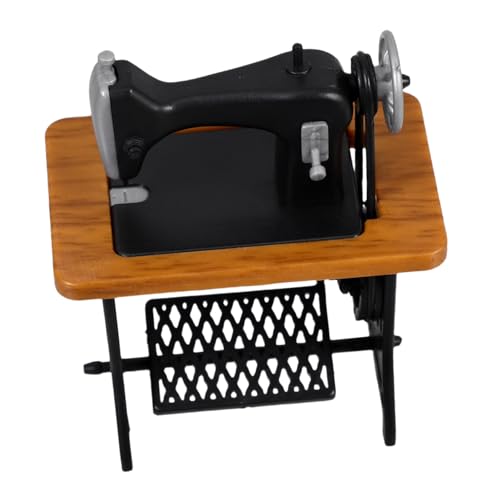 COMNESTBI Miniaturnähmaschine Schmuck Nähen Miniaturpuppenhaus -kit Vintage Puppenhausmöbel Küchenzubehör Für Puppenstuben Nähmaschine Für Anfänger Puppenhaus-nähmaschine Abs Black COMNESTBI Miniaturnähmaschine Schmuck Nähen Miniaturpuppenhaus -kit Vintage Puppenhausmöbel Küchenzubehör Für Puppenstuben Nähmaschine Für Anfänger Puppenhaus-nähmaschine Abs Black von COMNESTBI
