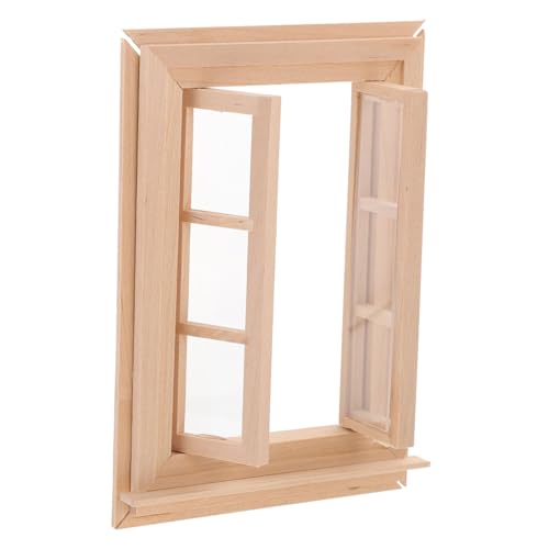COMNESTBI Minifenster für kinderspielzeug Dekoration Dollhouse Accessories Holzfenster Dekoration Zubehör Miniatur Steht kleines Hausgerät Mini-Hausbedarf hölzern COMNESTBI Minifenster für kinderspielzeug Dekoration Dollhouse Accessories Holzfenster Dekoration Zubehör Miniatur Steht kleines Hausgerät Mini-Hausbedarf hölzern von COMNESTBI