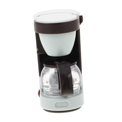 COMNESTBI Modell Einer Mini-kaffeemaschine Miniatur Mini-puppenstuben-kaffeemaschine Puppenstubenkaffeemaschine Puppenhaus Teetasse Kaffeemaschine Minituren Plastik von COMNESTBI