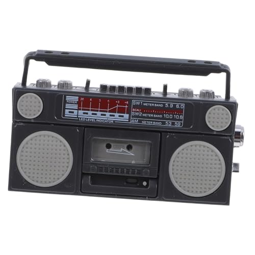 COMNESTBI Modell Radio Hausradio Puppenhausdekoration Puppenhaus-Miniaturartikel Puppenhaus-Zeug Miniaturpuppenhaus Radiio Minitor Puppenhaus für Kleinkinder Plastik Black COMNESTBI Modell Radio Hausradio Puppenhausdekoration Puppenhaus-Miniaturartikel Puppenhaus-Zeug Miniaturpuppenhaus Radiio Minitor Puppenhaus für Kleinkinder Plastik Black von COMNESTBI