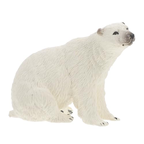 COMNESTBI Nordpolar Spielzeugfigur Realistisches Tiermodell für Exquisites Dekoratives Tiermodell für Lernspielzeug und Wohnkultur von COMNESTBI