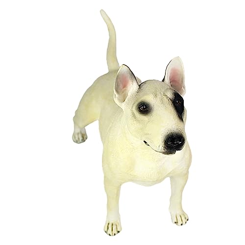 COMNESTBI Plastik Bull Terrier Modell Realistisches Hundedekorationsmodell für Büro Figur für Sammler und Kinderzimmerdekoration Weißes Tiermodell Hochwertige COMNESTBI Plastik Bull Terrier Modell Realistisches Hundedekorationsmodell für Büro Figur für Sammler und Kinderzimmerdekoration Weißes Tiermodell Hochwertige von COMNESTBI