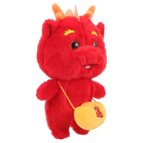 COMNESTBI Plüsch Jahr des Drachen Kuscheltier im Traditionellen Anzug Dekorative Stoffpuppe für Neujahr und Besondere Anlässe Verschenken COMNESTBI Plüsch Jahr des Drachen Kuscheltier im Traditionellen Anzug Dekorative Stoffpuppe für Neujahr und Besondere Anlässe Verschenken von COMNESTBI