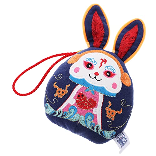 COMNESTBI Plüsch Rabbit Doll Festliche Hängedekoration für Jahr Großer Glücksbringer im Rabbit Design für Freunde und Familie aus Sicherem Weichem Material COMNESTBI Plüsch Rabbit Doll Festliche Hängedekoration für Jahr Großer Glücksbringer im Rabbit Design für Freunde und Familie aus Sicherem Weichem Material von COMNESTBI