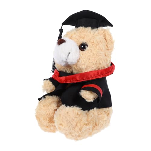 COMNESTBI Plüschbärenpuppen für Absolventen Zart Gefüllte mit Abschlusskappe Perfektes zur Abschlussfeier Süßes Design für Studenten und Freunde von COMNESTBI