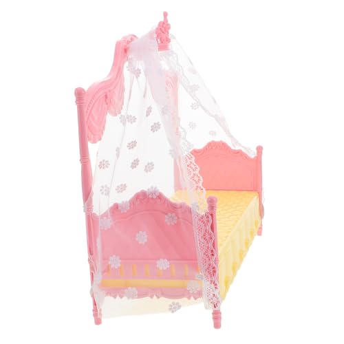 COMNESTBI Prinzessin Bett Puppenmöbel Mini-puppenhausmöbel Prinzessinnenbett Für Kleinkinder Babybett Spielzeugbett Bett Für Mädchen Puppenhausbett Kleinkinderbetten Spitze Rosa COMNESTBI Prinzessin Bett Puppenmöbel Mini-puppenhausmöbel Prinzessinnenbett Für Kleinkinder Babybett Spielzeugbett Bett Für Mädchen Puppenhausbett Kleinkinderbetten Spitze Rosa von COMNESTBI
