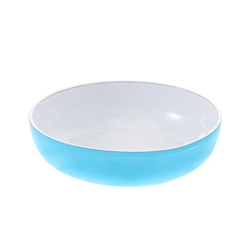 COMNESTBI Puppenhaus-Küchenutensilien puppenhaus Geschirr Geschirr puppenhaus küchenzubehör Puppenhaus Küche Zubehör Miniatur Essen Dekorationen Puppenhaus Mini-Tablett Metall Blue von COMNESTBI