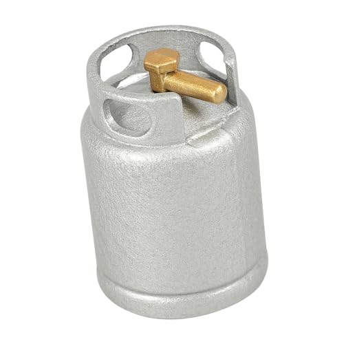 COMNESTBI Puppenhaus-küchenzubehör Für Backen Puppenhaus Küche Herd Möbel Winzig Szene Miniatur-gasflasche Mini-hausgasflasche Simulation Gasflasche Mini-hausgastank Silver Legierung von COMNESTBI