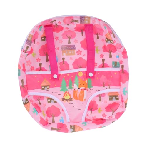 COMNESTBI Puppenrucksack Aufbewahrungstasche für Cartoon-Puppen Puppenspielzeug, Puppenträger Kuscheltier Rucksack Puppe Wickeln Puppentasche Babypuppensachen Rucksack für Mädchen Polyester COMNESTBI Puppenrucksack Aufbewahrungstasche für Cartoon-Puppen Puppenspielzeug, Puppenträger Kuscheltier Rucksack Puppe Wickeln Puppentasche Babypuppensachen Rucksack für Mädchen Polyester von COMNESTBI