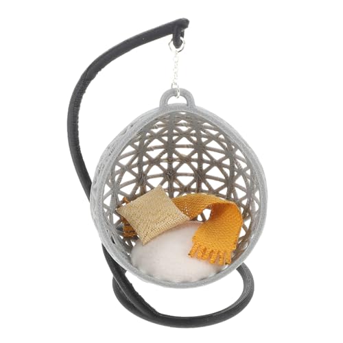 COMNESTBI Puppenschaukelstuhl aus Elegantes DIY Basteldekor für Puppenhaus und Miniaturmöbel Hochwertiges Modell für Kleine Räume und Schreibtische Realistische COMNESTBI Puppenschaukelstuhl aus Elegantes DIY Basteldekor für Puppenhaus und Miniaturmöbel Hochwertiges Modell für Kleine Räume und Schreibtische Realistische von COMNESTBI