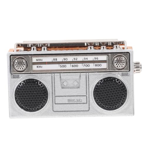 COMNESTBI Querformat-Requisite hühner kinderknallzeug sammlerstücke Dollhouse zubehör Modellbau Mini-Radio-Statuen Mini- -Mini-Radio winzige Radiomodelle Holz Silver COMNESTBI Querformat-Requisite hühner kinderknallzeug sammlerstücke Dollhouse zubehör Modellbau Mini-Radio-Statuen Mini- -Mini-Radio winzige Radiomodelle Holz Silver von COMNESTBI
