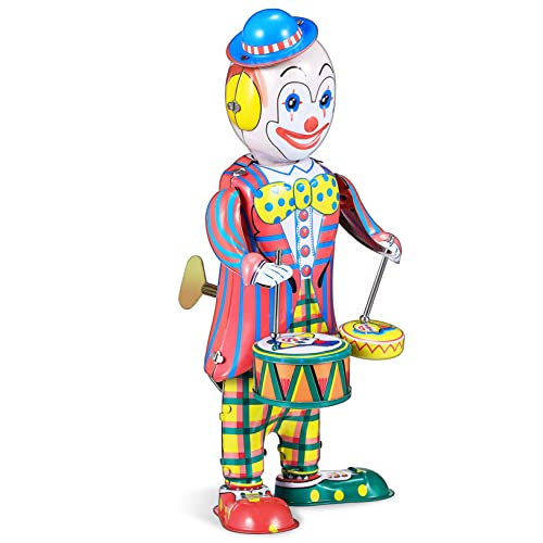 COMNESTBI Retro Clown Drummer Figur mit Windeffekt Clown Spielzeugdekoration für Sammler für Partys Bars und Persönliche Themenräume COMNESTBI Retro Clown Drummer Figur mit Windeffekt Clown Spielzeugdekoration für Sammler für Partys Bars und Persönliche Themenräume von COMNESTBI