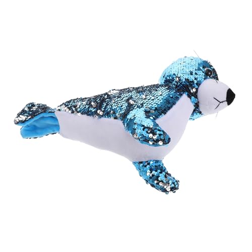 COMNESTBI Robbenpuppe Meereskreatur Plüsch Meerestiere Aus Plüsch Kuscheltiere Mit Meerestieren Kuscheltiere Für Teenager Kuscheltiere Für Jungen Tierpuppen Für Blau Zwei Stoffstücke COMNESTBI Robbenpuppe Meereskreatur Plüsch Meerestiere Aus Plüsch Kuscheltiere Mit Meerestieren Kuscheltiere Für Teenager Kuscheltiere Für Jungen Tierpuppen Für Blau Zwei Stoffstücke von COMNESTBI