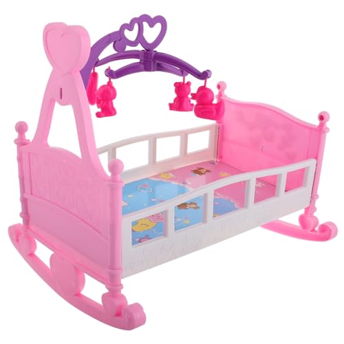 COMNESTBI Schaukelbett für Puppen Mini-Puppenhaus- Miniatur-Puppenstubenbett Betten Modell Puppenhaus Swinging Bett Mini-Schlafschwingbett Puppenhaus-Miniaturmöbel winzige Möbel Plastik COMNESTBI Schaukelbett für Puppen Mini-Puppenhaus- Miniatur-Puppenstubenbett Betten Modell Puppenhaus Swinging Bett Mini-Schlafschwingbett Puppenhaus-Miniaturmöbel winzige Möbel Plastik von COMNESTBI