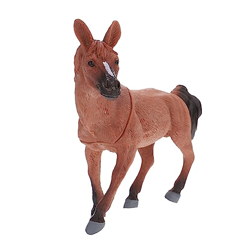 COMNESTBI Simulierte Tierornamente Simulation Pferdefigur Simulationspferdmodell Simulation Tiermodell Pferdemodelldekor Pferdestatue Aus Kunststoff Pferdemodellschmuck Plastik von COMNESTBI