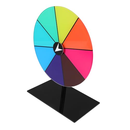 COMNESTBI Spielrad Accessoires für die Gartenparty Tabletop-Partyspiele Partyzubehör Acryl von COMNESTBI