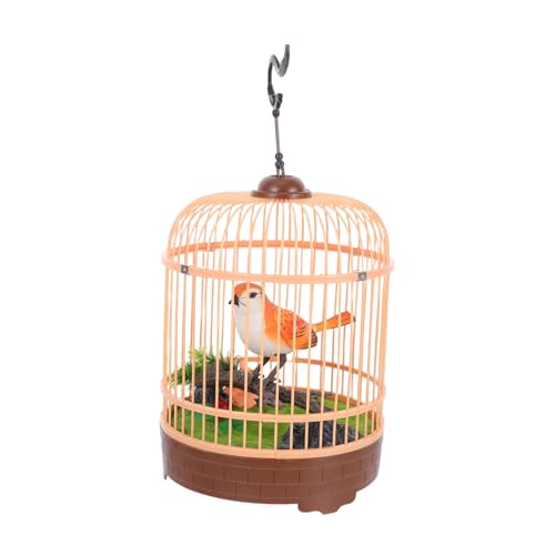 COMNESTBI Sprachaktiviertes Vogelkäfigspielzeug Mit Zwitschernden Und Flatternden Vögeln. Realistische Vogelgeräusche Und Für Kinder Und Kleinkinder. Interaktives Spielzeug COMNESTBI Sprachaktiviertes Vogelkäfigspielzeug Mit Zwitschernden Und Flatternden Vögeln. Realistische Vogelgeräusche Und Für Kinder Und Kleinkinder. Interaktives Spielzeug von COMNESTBI