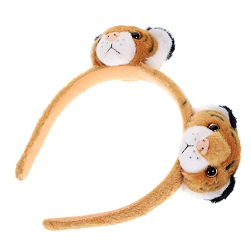 COMNESTBI Tierkopfband Tiger Haarreifen Kostümzubehör für Tiergeburtstagsfeiern Leicht und Bequem Accessoire für Fotos und Bühnenaufführungen COMNESTBI Tierkopfband Tiger Haarreifen Kostümzubehör für Tiergeburtstagsfeiern Leicht und Bequem Accessoire für Fotos und Bühnenaufführungen von COMNESTBI