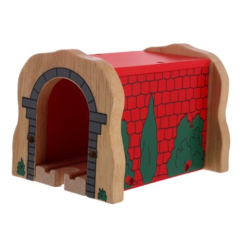 COMNESTBI Toy Train Tunnel Wooden Track Accessories Train Track Wooden Tunnel Model Railroad Tunnel Toy COMNESTBI Toy Train Tunnel Wooden Track Accessories Train Track Wooden Tunnel Model Railroad Tunnel Toy von COMNESTBI