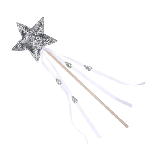 COMNESTBI Zauberstab mit Ribbons Magische für Kostümpartys Bühnenaufführungen und Geburtstagsfeiern Silber COMNESTBI Zauberstab mit Ribbons Magische für Kostümpartys Bühnenaufführungen und Geburtstagsfeiern Silber von COMNESTBI