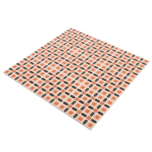 COMNESTBI kleines Hauszubehör Simulation Mini-Bodenbelag simulierter Mini-Bodenbelag Mini-Hausboden puppenhaus Mini-Dielendekoration Miniaturmöbel und Accessoires Miniaturen Abs von COMNESTBI