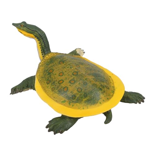 COMNESTBI -schildkrötenmodell Skulptur Figur Winzig Erwachsene Mini Ornament Klein Küsten Simulationsmodell Einer Plastikschildkröte Modelltier Tiermodelldekor Yellow Abs von COMNESTBI
