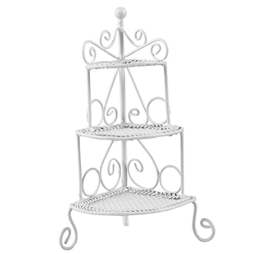 COMNESTBI schmiedeeisernes Lagerregal elegant für Handgemacht spielsachen Boy Toys Kid Toys Figurenzubehör im Maßstab 1:12 Hauspflanzentänder Miniaturmöbel Eisen Weiß COMNESTBI schmiedeeisernes Lagerregal elegant für Handgemacht spielsachen Boy Toys Kid Toys Figurenzubehör im Maßstab 1:12 Hauspflanzentänder Miniaturmöbel Eisen Weiß von COMNESTBI