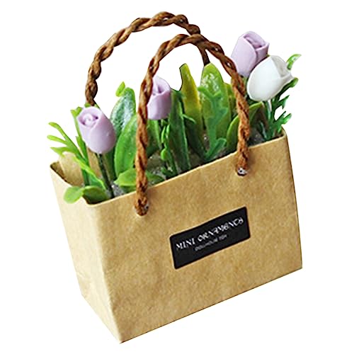 COMNESTBI winzige Dinge Miniatur Pflanzen Orchidee klein gefälscht bücherregal Dekoration buchregal Dekoration kinderspielzeug puppenhaus zubehör Schreibtischdekor Blumentopf-Modell Harz von COMNESTBI