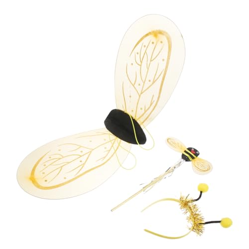 COMPUKAS 1Satz Bienenkostüm Set für Goldene Haarreif Zauberstab für Halloween Karneval Cosplay Geschenkauswahl für Vielseitig Einsetzbar für Partys COMPUKAS 1Satz Bienenkostüm Set für Goldene Haarreif Zauberstab für Halloween Karneval Cosplay Geschenkauswahl für Vielseitig Einsetzbar für Partys von COMPUKAS