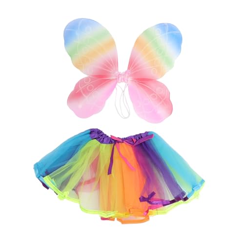 COMPUKAS 1Satz Schmetterlingskostümflügel für Regenbogen Tutu Rock Bezauberndes Kostümzubehör für Karneval Cosplay Partys Sicher Teilig COMPUKAS 1Satz Schmetterlingskostümflügel für Regenbogen Tutu Rock Bezauberndes Kostümzubehör für Karneval Cosplay Partys Sicher Teilig von COMPUKAS