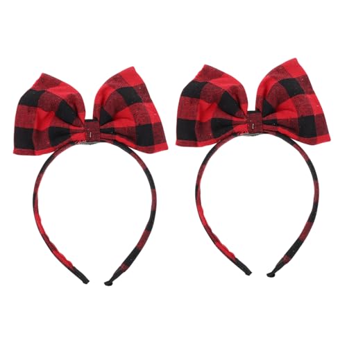 COMPUKAS 2 Stück Teiliges Haarband mit Großen Roten Stoff Bowknot Weiches Gestricktes Material Bequem und Sicher für Kostümparty Halloween Karneval und Festliche Anlässe COMPUKAS 2 Stück Teiliges Haarband mit Großen Roten Stoff Bowknot Weiches Gestricktes Material Bequem und Sicher für Kostümparty Halloween Karneval und Festliche Anlässe von COMPUKAS