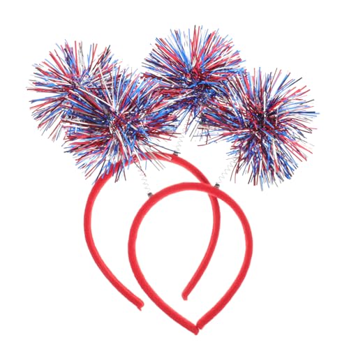 COMPUKAS 2 Stück Unabhängigkeitstag Stirnbänder Festliche Haarreifen für Patriotische Feiern und Dekorative Kopfbedeckung für COMPUKAS 2 Stück Unabhängigkeitstag Stirnbänder Festliche Haarreifen für Patriotische Feiern und Dekorative Kopfbedeckung für von COMPUKAS